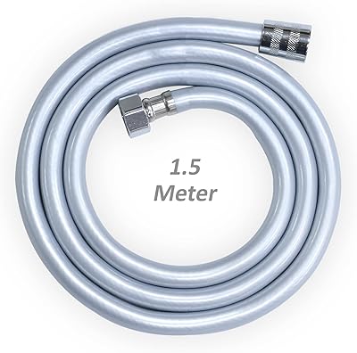 Rubik flexible shower hose in 1.5 meters PVC, anti-tion, heat resistant, universal replacement, anti-enchoving, anti-leak (1.5 meters).. Experience the ease of digital shopping with DIAYTAR NIGERIA's affordable and diverse marketplace.