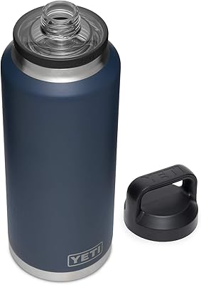 Yeti Rambler 44 Oz bottle, insulated under vacuum, in stainless steel with chugg lid, navy blue.. Shop smarter with DIAYTAR Nigeria — from household essentials to electronics, we have everything you need. Plus, our delivery is fast, secure, and arrives between 5 and 8 days.