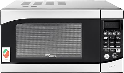 Compact Super General 23 L compact microwave oven, 900 W, 1,000 W grid, numerical command, SGMG9251DG, black/silver, 11 x 19 x 14 inches, 1 year warranty.. DIAYTAR NIGERIA: Bringing affordable shopping solutions with a diverse product catalog delivered nationwide.