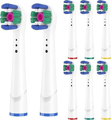 Thisung 3d white pro-Brite 8-piece spare brush brush to whiten polishing teeth.. Discover why millions choose DIAYTAR for affordable online shopping with delivery in just 5-8 days.