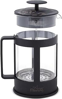 Borosilicate coffee maker and teapot in borosilicate glass, stainless steel filter, durable and heat resistant (black, 350 ml).. Experience shopping satisfaction with DIAYTAR NIGERIA's vast selection and budget-friendly delivery options.