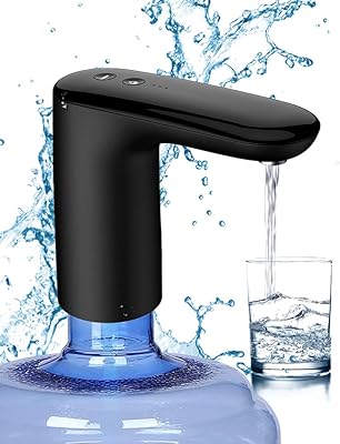 Electric drinking water pump rechargeable chivoco rechargeable suitable for 5L/8L/11L/GAL (black) drinking water bottles).. No hassle, just shopping — DIAYTAR Nigeria delivers in under 8 days.