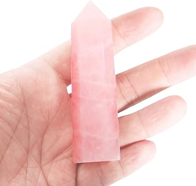 Rose quartz crystal wand - 1 piece 3.9 " - 4.3" (10-11 cm) Rose quartz baguette, crystals and healing stones, packaging in a gift box.. Experience the joy of discovery with DIAYTAR NIGERIA's vast catalog and nationwide affordable delivery.