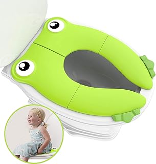 Children's toilet seat cover, Large portable non-slip silicone pads, foldable training seat for toddlers Girls Girls Recyclable Travel Pot Cover.. DIAYTAR NIGERIA: Making quality products accessible to all Nigerians at affordable prices.