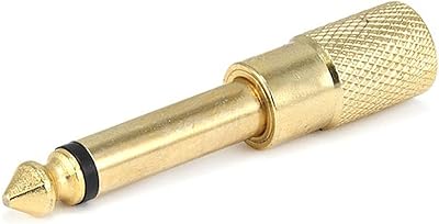 Mono Price Metallic Metal TRS 6.35 mm to 3.5 mm stereo jack adapter, gold -plated connectors.. Nigeria's most diverse e-commerce platform delivers quality and affordability to your doorstep in 5-8 days.