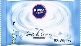 Nivea baby wipes, soft and creamy protection, alcohol -free, 63 wipes.. Affordable shopping made easy on DIAYTAR Nigeria, with fast delivery from 5 to 8 days.