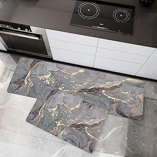 Set of 2 carpets and kitchen in machine -washable non -slip polyester machine for input.. Shop smart with DIAYTAR NIGERIA, offering a vast product range delivered to your doorstep within a week.