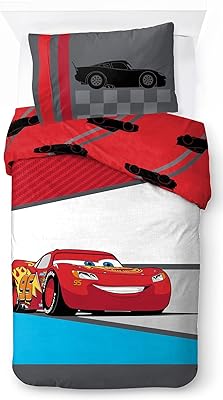 Simple bed set 100 % cotton jay franco disney pixar race cars - pillowcase included.. DIAYTAR NIGERIA: Empowering Nigerians with access to affordable products delivered within 8 days.
