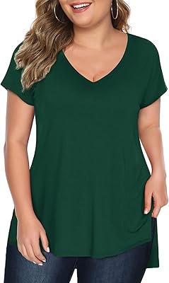 Light t-shirts relaxed with long sleeves/short and V-collar for women.. DIAYTAR NIGERIA transforms online retail with our affordable platform and dependable shipping service.