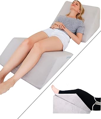Set of leisenwood foam bed pillows - Reading pillow and back support pillow for sleep - 2 separate seat pillows - tilted bed pillow and triangular back and leg support pillow.. Shopping made simple with DIAYTAR NIGERIA's vast selection and budget-friendly nationwide delivery.