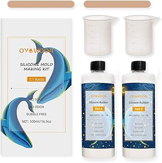 Silicone mold manufacturing kit, transparent silicone rubber, liquid silicone for the manufacture of molds, manufacture of silicone molds, mixture ratio 1: 1 (18 ml).. Unlock endless possibilities with DIAYTAR NIGERIA's affordable marketplace and reliable delivery service.