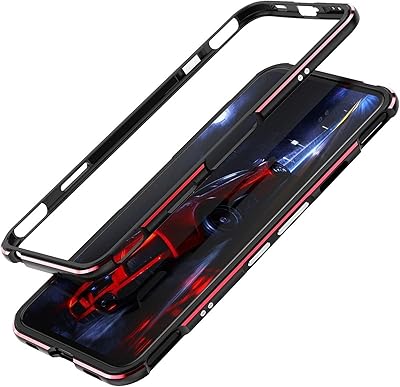 Metallic framework in metal aluminum shock resistant compatible with Z-T-E N-UB-II Red Magic 6 / Red Magic 6 Pro, luxury antichoche in two-color aluminum alloy for Magic 6 / Red Magic 6 PRO (Black and Red).. Nigeria's favorite online shopping platform, DIAYTAR offers unbeatable prices and delivery within a week.