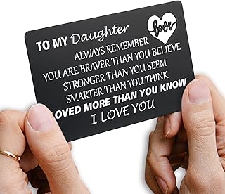 Fotonini to my daughter wallet engraved card, engraved wallet, mother's girl gift, birthday, graduation, birthday, wedding, Christmas, special gift.. For everyday items and more, trust DIAYTAR Nigeria.