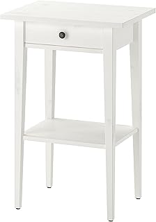 Ikea hemnes, white, size 46 × 35 cm bedside table.. Shop with ease at DIAYTAR NIGERIA and enjoy our extensive product range delivered at affordable rates.
