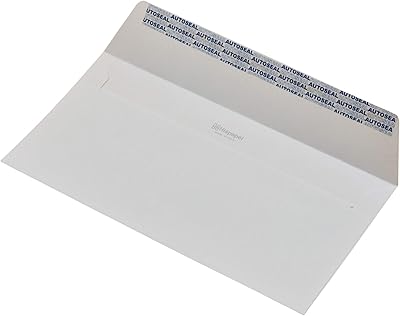 Envelopes with an automatic closing sticking 110 x 220 mm (white, 50 per package).. DIAYTAR NIGERIA transforms dreams into deliveries with our affordable prices and reliable shipping.