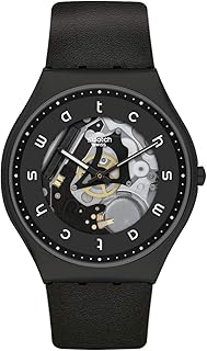 St Steel Quartz Leather, black bracelet, 16 casual watch SS07B101 model, black, bracelet.. DIAYTAR NIGERIA delivers what you want at prices you'll love, all within 5-8 days nationwide.