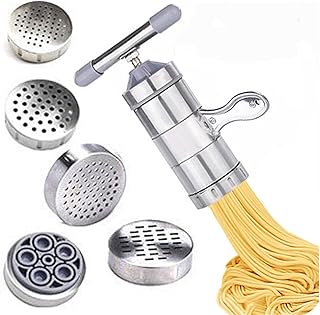 Manual stainless steel noodle manufacturer, portable noodle manufacturing machine, puppet cut, fruits spaghetti press, press tools home.. DIAYTAR NIGERIA: Where thousands of products meet affordable prices and reliable 5-8 day delivery.