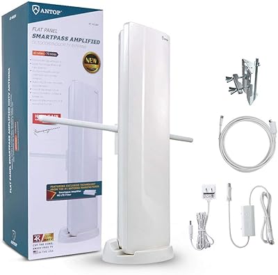 Antenna Antop HDTV Digital TV Outdoor HD in interior with improved VHF rod and amplifier.. Enjoy effortless shopping and speedy delivery with DIAYTAR Nigeria.