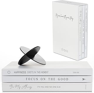Struna books decoration set - 3 decorative books for house with black metal sculptures - False books for shelf decoration and coffee table set of modern books decoration for false books.. DIAYTAR NIGERIA combines affordability, variety, and convenience with nationwide delivery services.