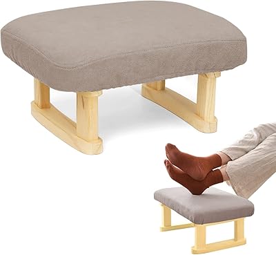 Leodox wooden footrest, small stool with non-slip cushion, soft rectangular footrest for living room, sofa, office, bedroom.. Discover a world of affordable shopping with DIAYTAR NIGERIA's vast marketplace delivered to you in days.
