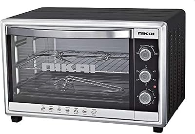 Nikai electric oven, capacity 45 liters, black, NT655N1.. Your ideal shopping companion, DIAYTAR NIGERIA offers unmatched variety with delivery within a week.