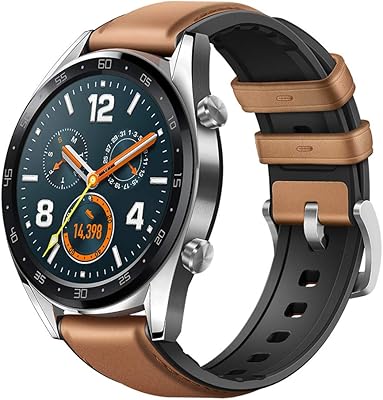 Huawei Watch GT Classic - GPS Smart Watch with AMOLED 1.39 "touch screen, 2 -week autonomy, continuous heart rate monitor 24 hours a day, interior and outdoor sports, waterproof 5atm (American warranty).. DIAYTAR NIGERIA: Your one-stop e-commerce destination with affordable prices and nationwide delivery in 5-8 days.