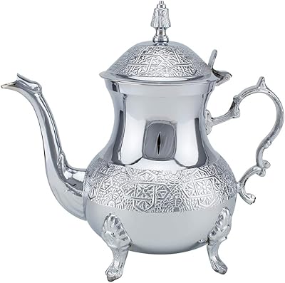 Moroccan teapot plugit in stainless steel, silver, 800 ml, to-4175-8cc.. Wide range, low cost, fast delivery — that’s DIAYTAR Nigeria.