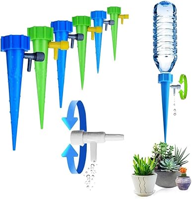 DELFINO 6 PARTS IRRIGATION ENVERTIOS Automatic drip Adjustable Holiday Plant Automatic Watering System with control valve switch.. DIAYTAR NIGERIA: Your trusted partner for affordable online shopping with reliable delivery timeframes.