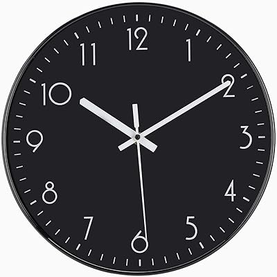 Modern Dizon 12-inch, silent, ticked, quartz movement, battery-powered, easy-to-watch, for the decoration of the bedroom, cooking, school and office.. Thousands of items, all priced just right — shop DIAYTAR Nigeria today.