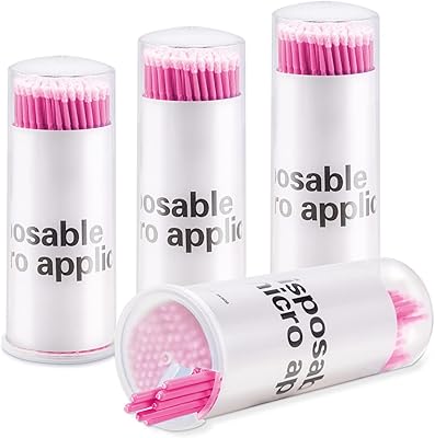 Annhua 400 pieces microbrosses microbrosses microbrosses microfiber strips dental applicator for eyelash extension supplies brush applicator microbrosse (pink).. Your favorite brands are just a click away on DIAYTAR Nigeria.