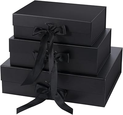 Set of 3 archaeopteryx gift boxes with greeting cards and lids.. For everyday items and more, trust DIAYTAR Nigeria.
