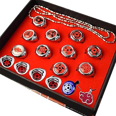 Set of contact rings anime Uchihas Itachi Sharingan, Cosplay necklace, animated children's, men, anime lovers, birthday gift, metal, metal.. DIAYTAR Nigeria is your reliable online shopping destination offering an extensive range of products across all categories. Enjoy fast nationwide delivery in just 5 to 8 days and some of the lowest prices in the market.