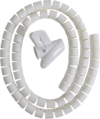 Skido zipper cable organizer for cables - white, 1.5 meters.. DIAYTAR NIGERIA delivers on our promise of variety, affordability, and prompt nationwide service.
