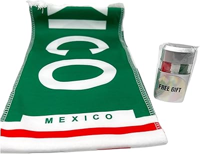2 -room set for supporters of the national football team of Mexico, scarf and stick of body paint, yellow, l.. Make shopping fun and stress-free with DIAYTAR Nigeria.