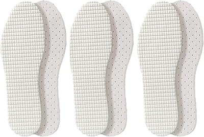 VIVOFOOT 3 pairs of interior soles of shoes in anti-oxy cotton breathable inserts in sponge.. Navigate countless options with DIAYTAR NIGERIA's comprehensive marketplace and budget-friendly shipping.