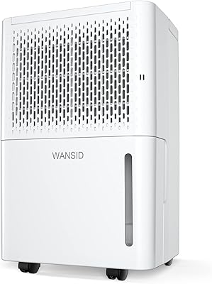 WANSID dehumidifier of 2000 square feet for the house and the basements, dehumidifier of 30 pints with emptying hose, automatic or manual drainage, capacity of the water tank of 0.66 Gallon.. DIAYTAR Nigeria offers great deals, a huge product variety, and delivery in under a week.