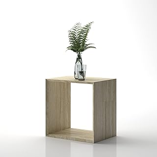 Lamac Crafts Serra Square Table in Travertine Marble For Living Room, Interior Decoration, Home Furniture (Travertin, 50 l x 50 L x 50 h).. DIAYTAR NIGERIA: Revolutionizing how Nigerians shop with affordable prices and prompt delivery services.