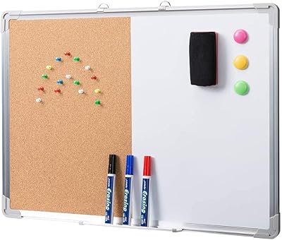 Table in cork and dry erasable table, desktop display board, magnetic whiteboard for walls with frame, mini mémo cork table for classroom, fridge, university dormitory.. DIAYTAR NIGERIA brings the marketplace to your home with budget-friendly prices and nationwide delivery.
