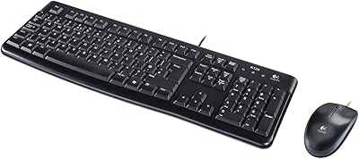 Logitech MK120 wired keyboard and wire mouse for Windows, International Layout QWERTY US - Black.. Whether you're in Lagos, Abuja, or anywhere in between, DIAYTAR Nigeria ensures your online shopping experience is smooth, affordable, and fast.