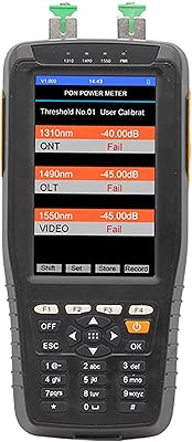 Fiber optical fiber tester 60 km with 4 "touch screen 4" OTDR 4 in 1 + VFL + OBM + OLS 1310/1550NM 22/20DB Optical reflectometer of the time domain.. Shop the smart way with DIAYTAR NIGERIA's extensive selection and budget-friendly nationwide delivery.