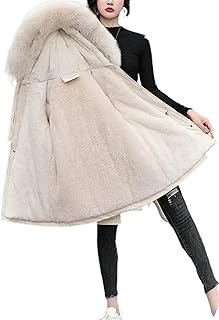 Oksha yrf winter coat for women long hooded parka lined in fleece with collar.. Thousands of choices. Zero hassle. All thanks to DIAYTAR Nigeria.