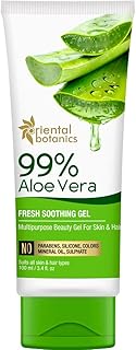Oriental botanics aloe vera gel 99% - multi -use beauty gel for skin and hair, 100 ml.. Experience the ease of modern shopping with DIAYTAR NIGERIA's diverse marketplace delivered promptly.