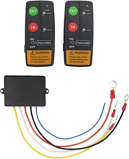 Wireless winch remote control kit, high sensitivity portable controller, 10 "12v 24V range for car truck.. DIAYTAR NIGERIA: Connecting every Nigerian with quality products at prices everyone can afford.