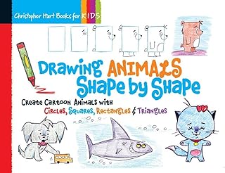 Draw animals formed by shape: Create comic strip animals with circles, squares, rectangles and triangles (volume 2).. Great deals and fast delivery — the DIAYTAR Nigeria guarantee.
