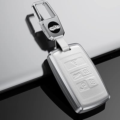 Ekapifm car key coverage compatible with Land Rover Discovery, Range Rover and Defender 2018 2019 2020 2021 2022 2023, Accessories Cover 5 buttons (white).. DIAYTAR NIGERIA: Where affordability meets variety, with thousands of products delivered in less than 8 days.