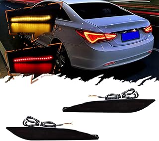 Reflective lights turnover max for the eighth bumper of Hyundai Sonata 2011-2014, operating as rear lights, stop lights, rear fog lights, orange flashing lights.. DIAYTAR NIGERIA combines the largest product selection with affordable prices and reliable delivery.