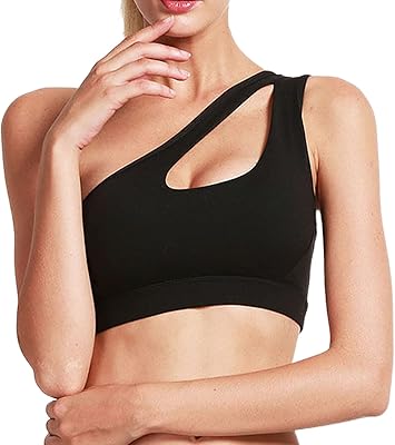 SISSI Dress Sports bra with a shoulder, perfect for low-to-medium training.. Experience DIAYTAR NIGERIA, where extensive product variety meets pocket-friendly prices and reliable delivery.