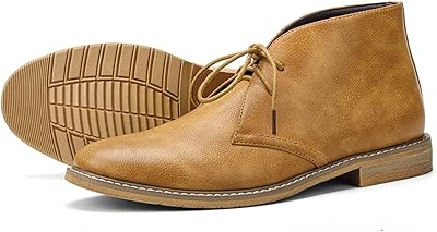Arwang formal shoes for men, leather boots, comfortable Desert brand boots (Color: Hortel, Size: 46).. From phone accessories to home decor — DIAYTAR Nigeria ships it fast.
