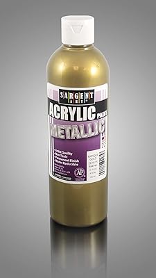 Metallic acrylic painting sargent art 16 oz 29-4175, ancient gold.. DIAYTAR NIGERIA connects Nigerians with quality products at affordable prices, delivered in 5-8 days nationwide.