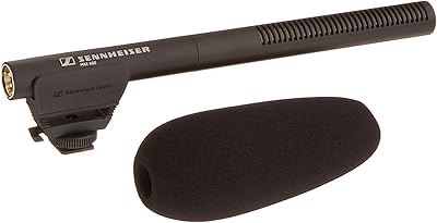 Sennheiser Mke 600 Professional cannon microphone with XLR-3 connector at 3.5 mm for camcorder/camcorder, 505453, black, microphone, windshield and anti-shock support.. DIAYTAR NIGERIA: Redefining e-commerce with affordable prices and reliable nationwide shipping.